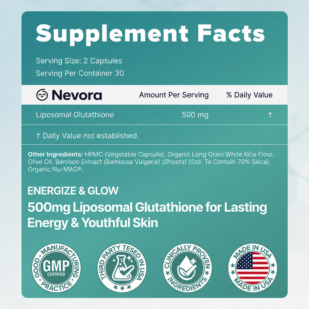 Nevora™ Liposomal Glutathione